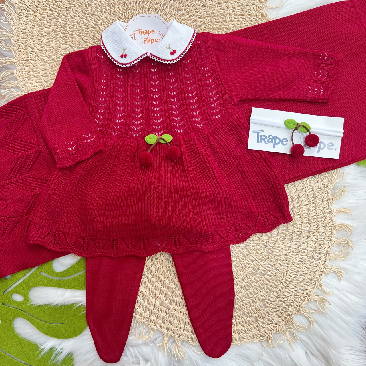 Saída de Maternidade Cerejinha - Vermelho